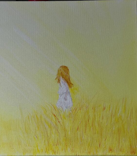This painting reminds me of summer childhood,  running through fields without a care in the world ☀️🥰
#helenwalkerauthor #givethegiftofunique