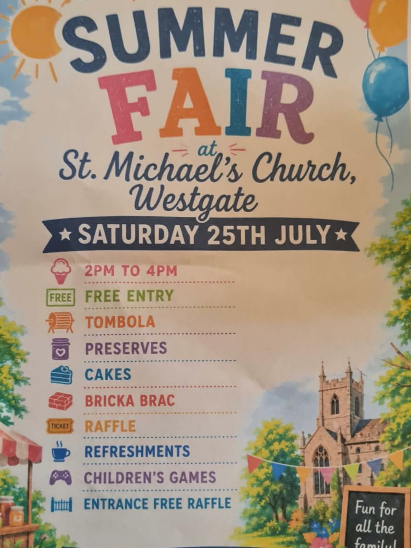 Save the date! 
I’ll be heading to this little summer fair on Saturday 25th July with my books, gift sets and jewellery 🥰
#helenwalkerauthor #givethegiftofunique