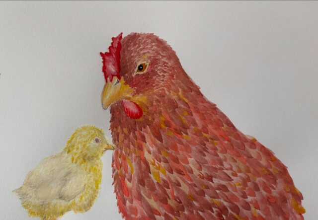 I spent last week creating (among others) this little lady, not quite finished yet but here she is so far 🥰🐓🐥

#helenwalkerauthor #givethegiftofunique