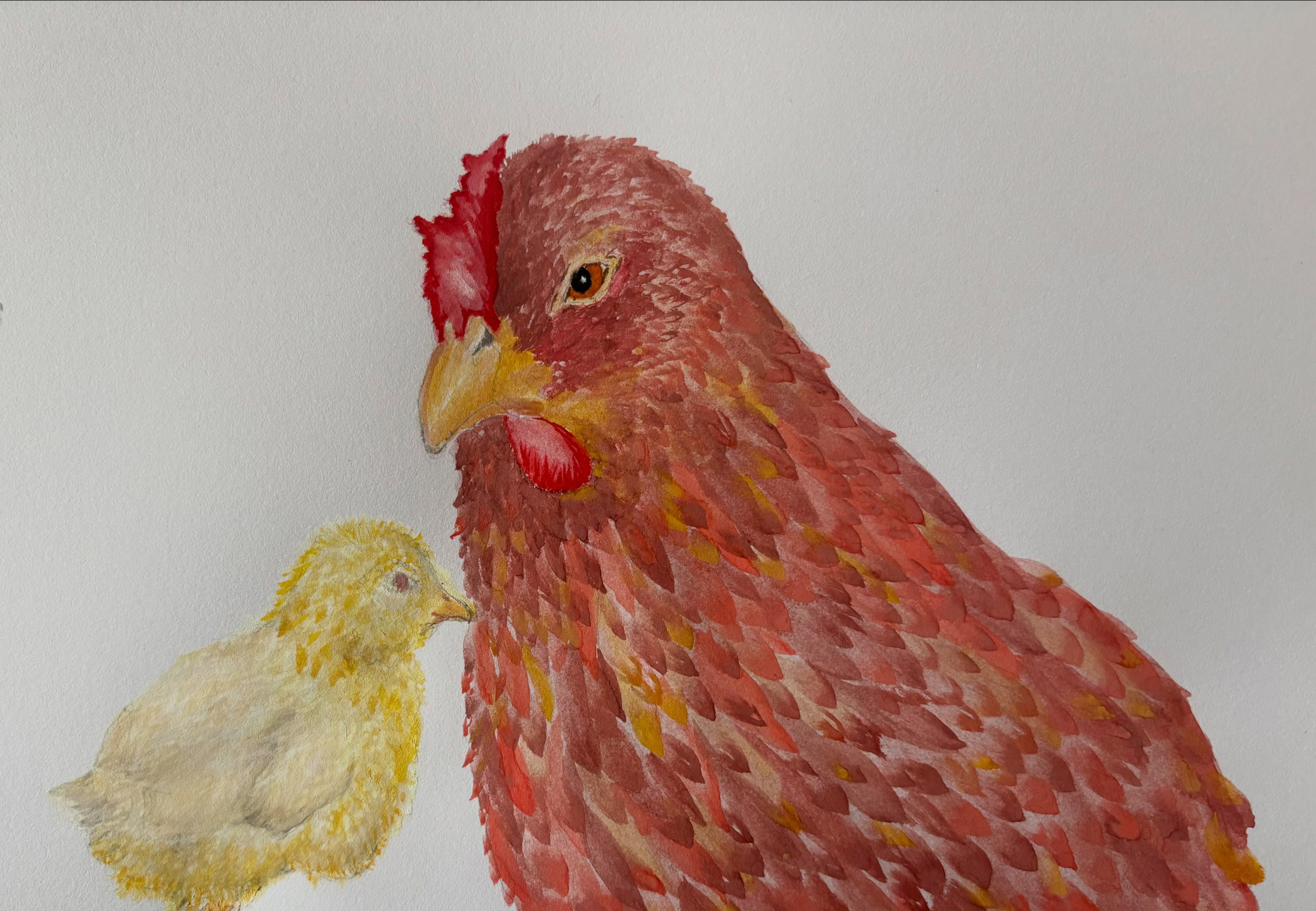 I spent last week creating (among others) this little lady, not quite finished yet but here she is so far 🥰🐓🐥

#helenwalkerauthor #givethegiftofunique