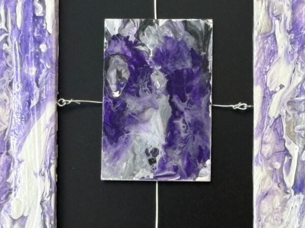 Original Art: Purple and Silver frame #2 - Image 2
