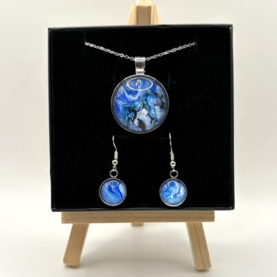 Pendant and Earring Set #34