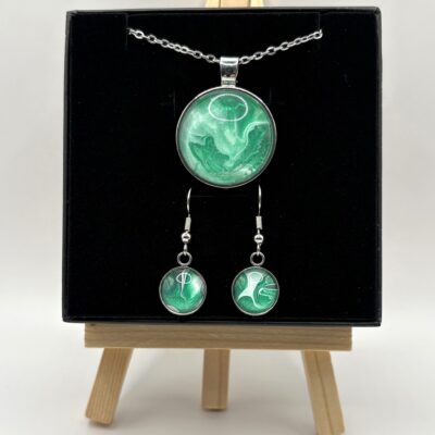 Pendant and Earring Set #35