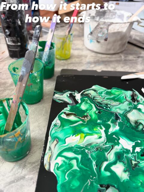 From excess paint to finished bracelets…. the little journey of these beautiful little pieces 🥰
 #helenwalkerauthor  #givethegiftofunique