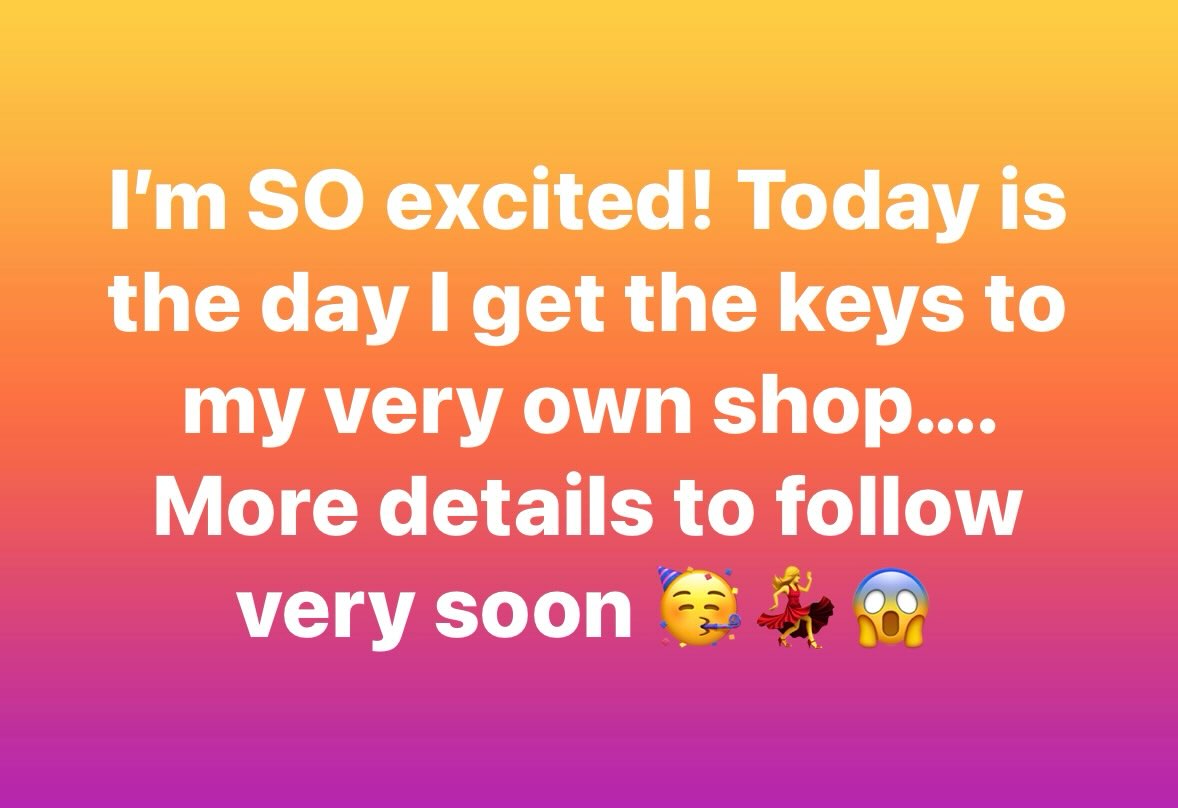 Excited, scared, super giddy and overwhelmed all rolled into one ❤️❤️